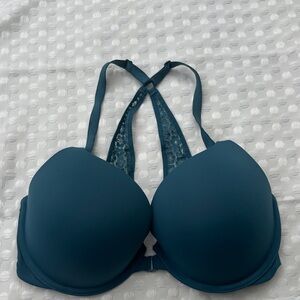 Victoria's Secret Perfect Shape Bra Underwire Support 54867 Teal 34DD